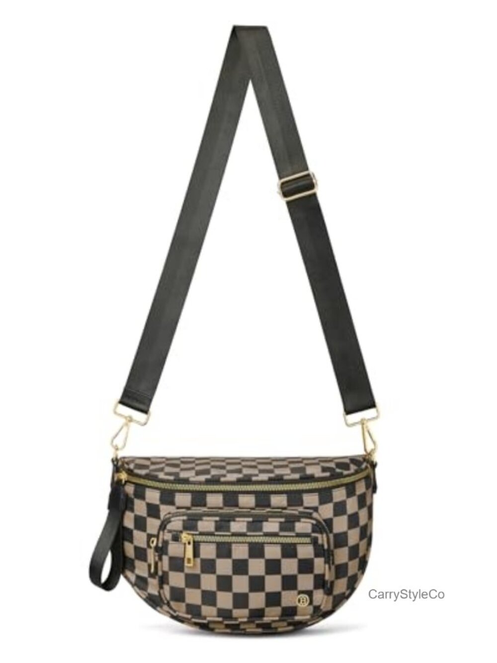 Bum Bag Crossbody Purse Vegan Leather RFID Card Slots Adjustable Strap